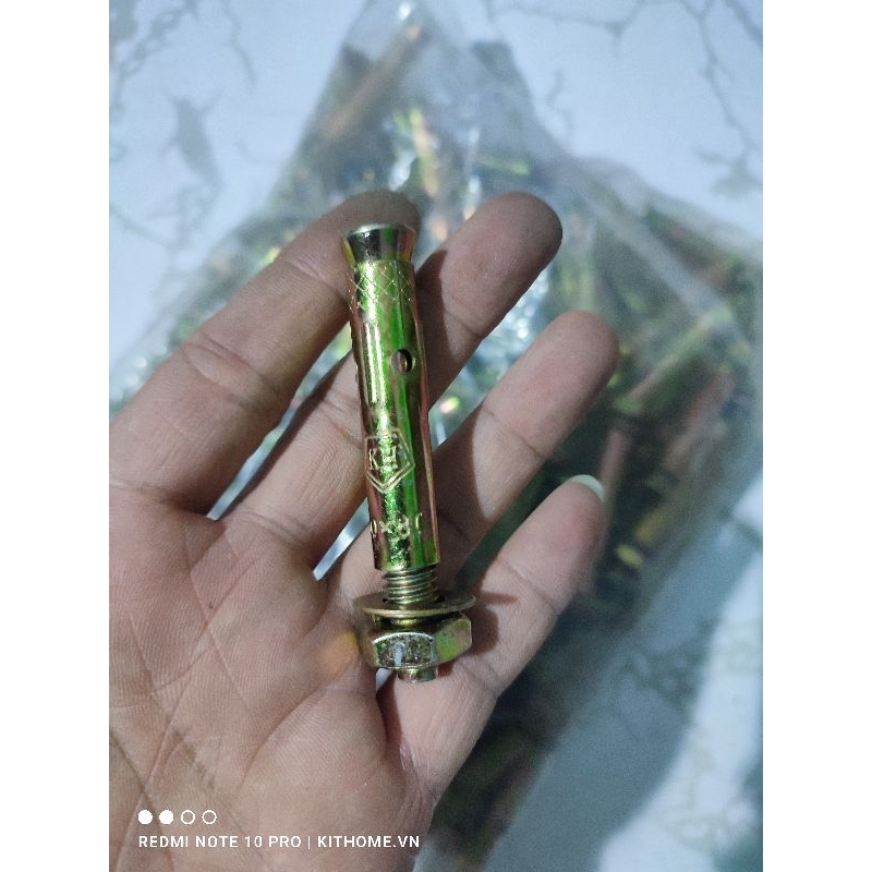 Nở sắt M80x80mm | Nở sắt M10x80 mm | Vít nở sắt siêu chắc | Kích thước nở D10, nở D8 dài 8 cm