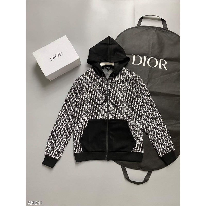Áo Hoodie D.i.o.r mũ đen nam nữ new-hàng q.c cao cấp