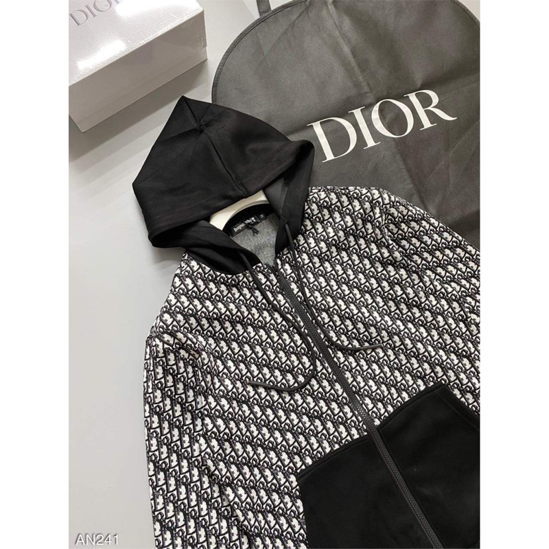 Áo Hoodie D.i.o.r mũ đen nam nữ new-hàng q.c cao cấp