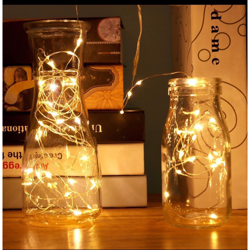 Dây đèn led vàng 2m