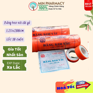 Băng keo vải Liên Kết cố định kim - Băng keo gà, quấn cựa gà - Minpharmacy