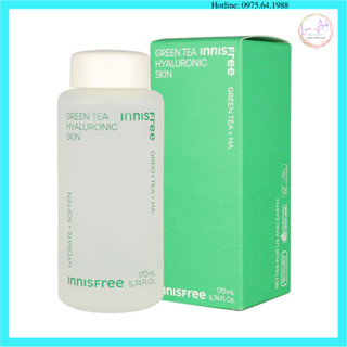 [Chính Hãng] Nước Hoa Hồng Trà Xanh Innisfree Green Tea Hyaluronic Skin 170ml - NEW2023
