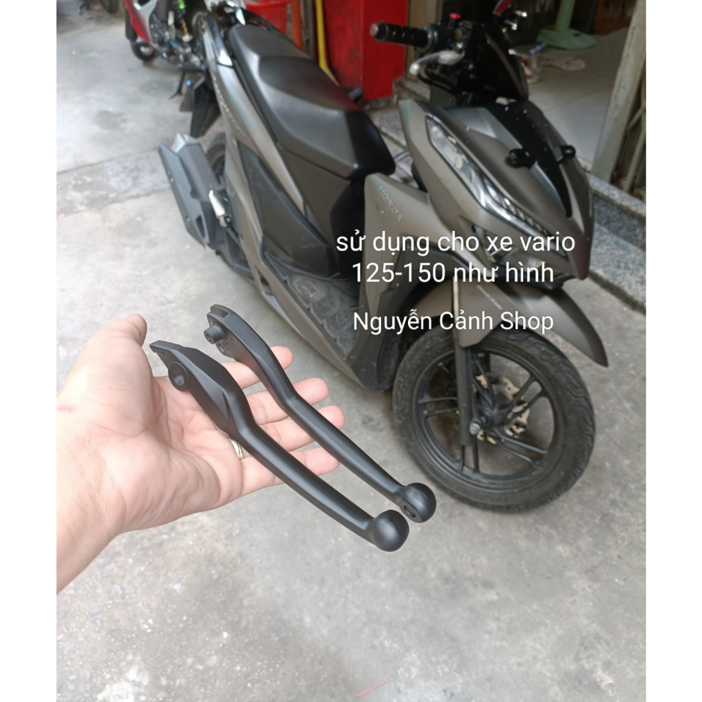 Cặp tay thắng vario 125-150 đen mờ, nhôm loại dầy,chắc chắn