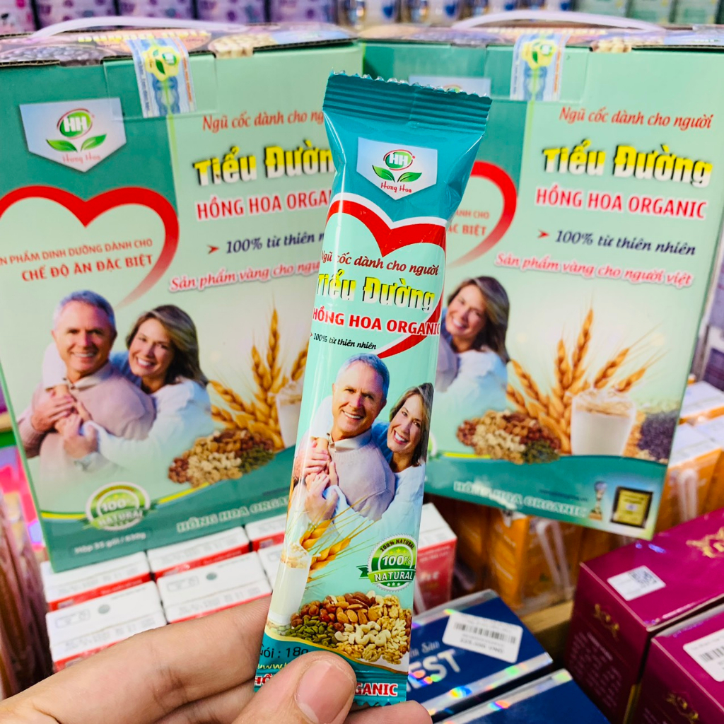 HỘP 35 GÓI/630G NGŨ CỐC DÀNH CHO NGƯỜI TIỂU ĐƯỜNG