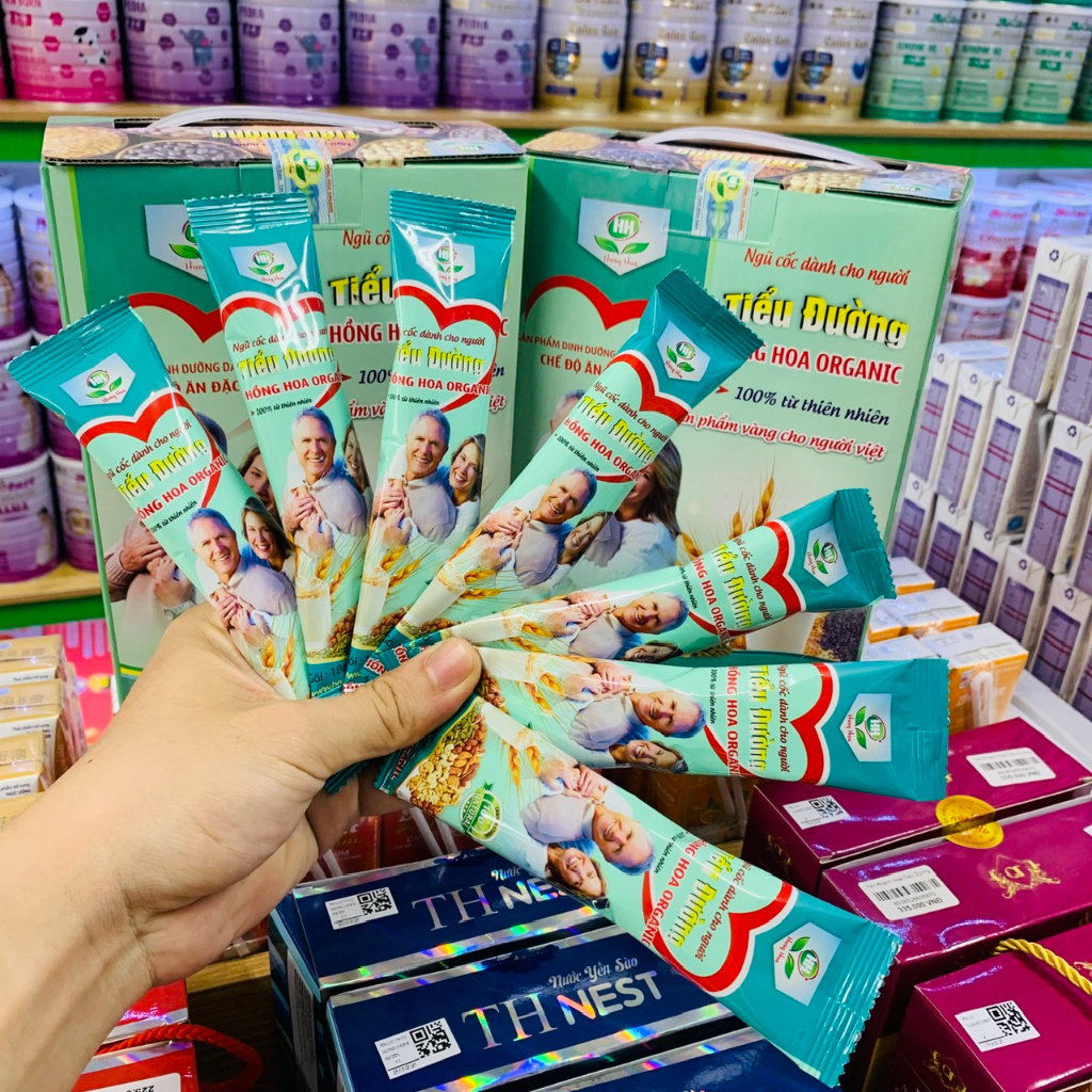 HỘP 35 GÓI/630G NGŨ CỐC DÀNH CHO NGƯỜI TIỂU ĐƯỜNG