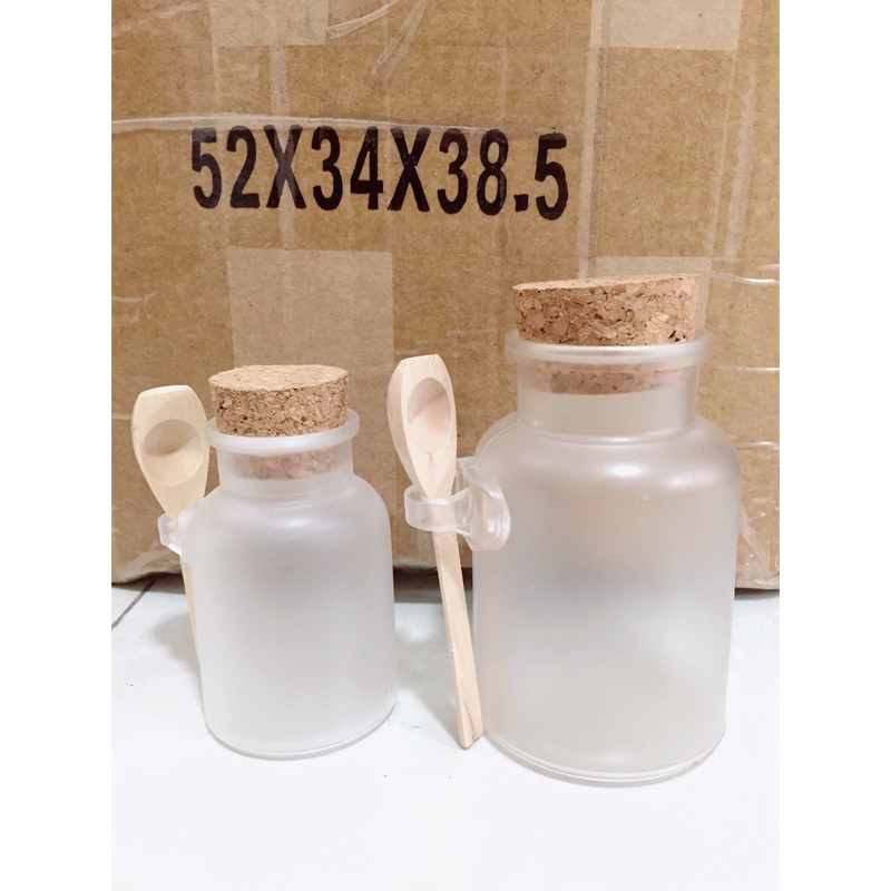 Combo 100 hũ muỗng gỗ 100g