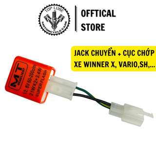 Combo giắc chuyển + cục chớp xi nhan hazard điện tử cho xe honda winner x, vario, sh - 2 chân sang 3 chân