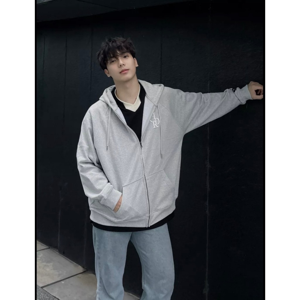 Hoodie Zip CIDR , Áo Khoác Nỉ Form Rộng Mũ Trùm 2 Lớp In Hình CIDR Cao Cấp