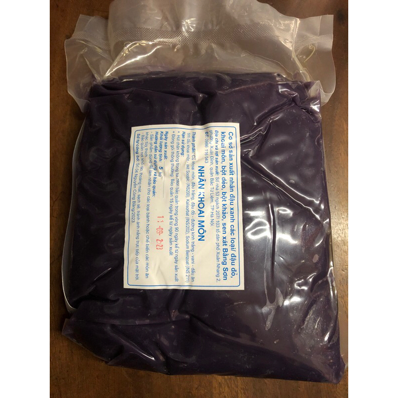 Nhân khoai môn túi 2kg