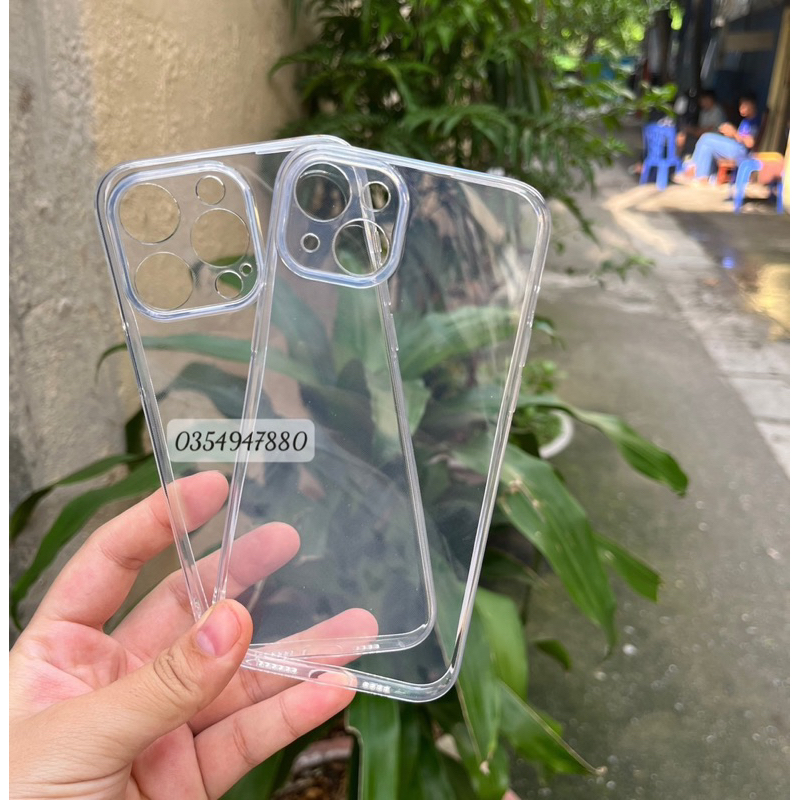 Ốp lưng dẻo GOR Trong bảo vệ camera cho iPhone 15/ 15 Plus/ 15 Pro/ 15 Pro Max silicon ôm sát bảo vệ máy