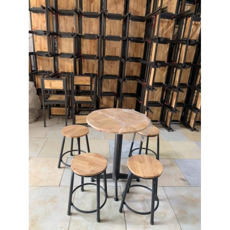 Bàn Ghế Cho Quán Cafe - Trà Sữa - Ghế Bar