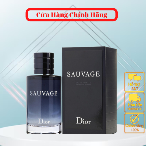 Nước hoa nam cao cấp chính hãng Di.or SAU.VAGE EDT, dầu thơm lâu nam tính mạnh mẽ cuốn hút mẫu thử 100ml N23 KIV 𝗣𝗲𝗿�