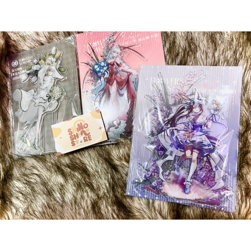 Mô hình standee arknights flowers and vows hàng fanmade