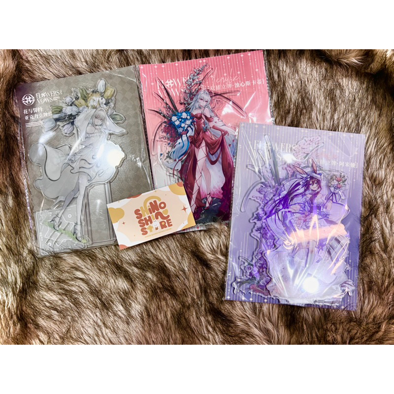 Mô hình standee arknights flowers and vows hàng fanmade