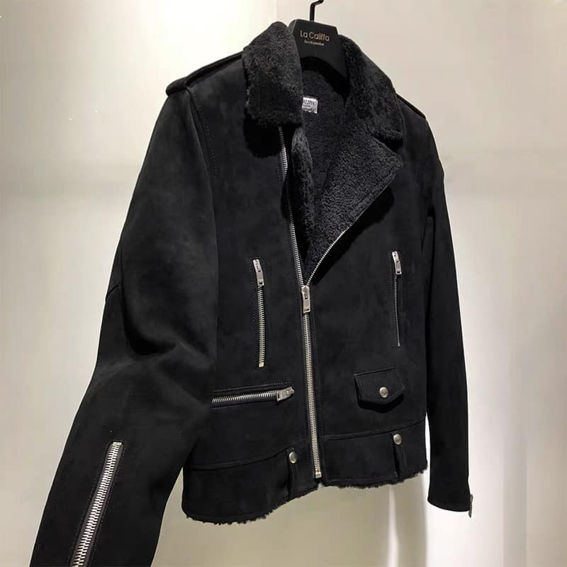 Áo Khoác Da Lộn Nam Phong Cách Streetwear Hàng Cao Cấp Cho Phái Mạnh