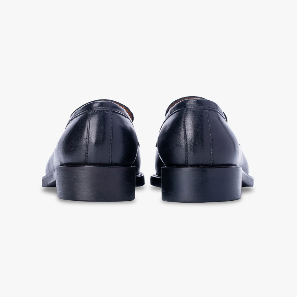 Giày Lười Cổ Thấp Nam Loafer Đen New Da Bò Cao Cấp Phong Cách Lịch Lãm - Thương Hiệu Steeler