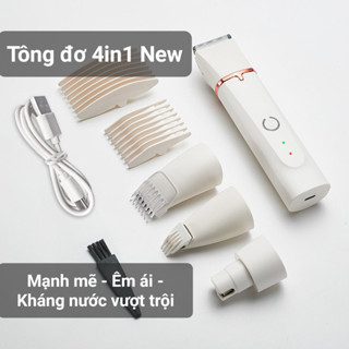[HCM - Hỏa Tốc] Tông Đơ Cắt Lông Chó Mèo Đa Năng 4 TRONG 1 - Máy Mài Móng Kiêm Tỉa Lông Bàn Chân Cho Chó Mèo