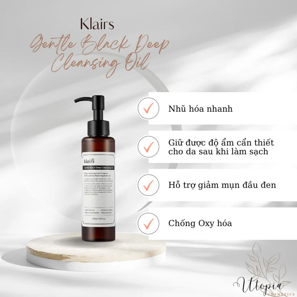Dầu tẩy trang Klairs