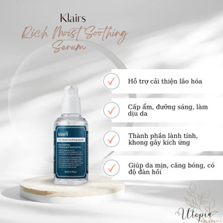 Serum cấp ẩm klairs rich moist soothing
