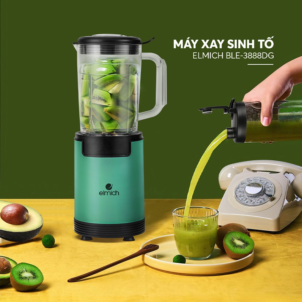 Máy xay sinh tố Elmich BLE 3888DG