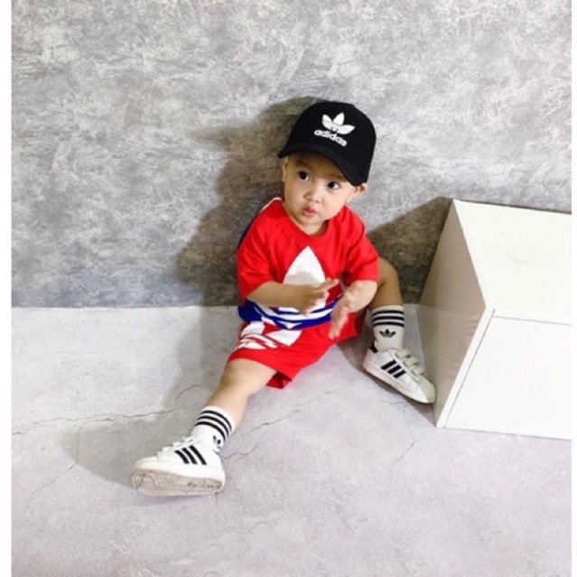 Mũ lưỡi trai cho bé,nón cho bé thể thao Adida phong cách, che chắn tốt.