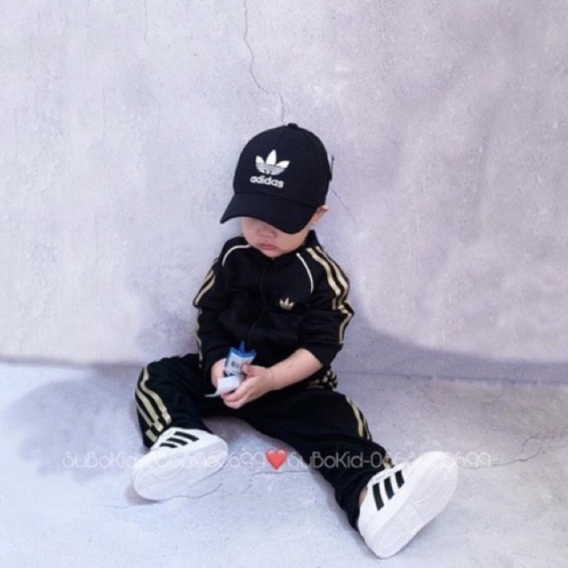 Mũ lưỡi trai cho bé,nón cho bé thể thao Adida phong cách, che chắn tốt.