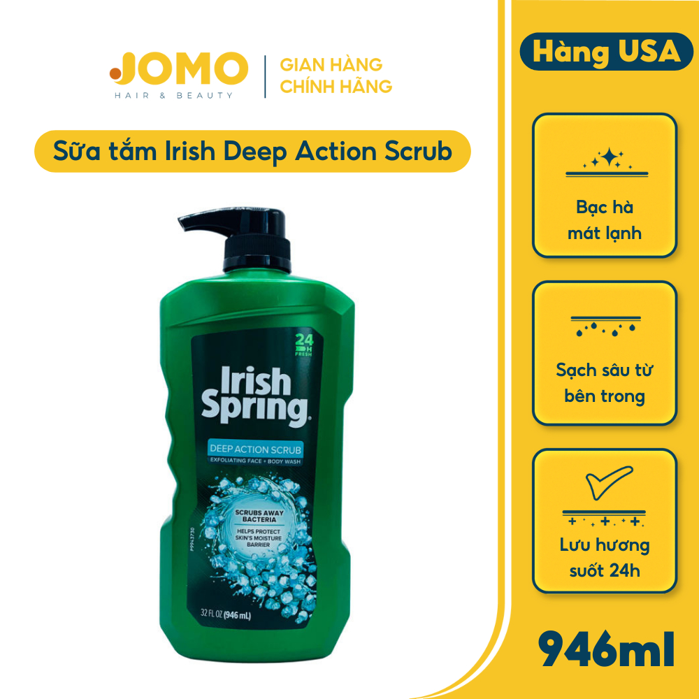thumbnail image 2 of Irish Spring Deep Action Scrub Bar Soap 3.7 Ounce (Pack Of... 2 of 14