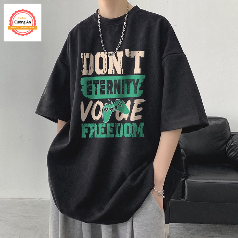 Áo thun nam, áo phông nam tay ngắn, tay lỡ cổ tròn chất cotton dày dặn thoáng mát  ATN038 - Cường An Fashion