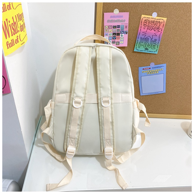 Balo đi học, Balo nữ chống nước nhiều ngăn, balo ulzzang balo sinh viên, học sinh phong cách hàn quốc BZ009