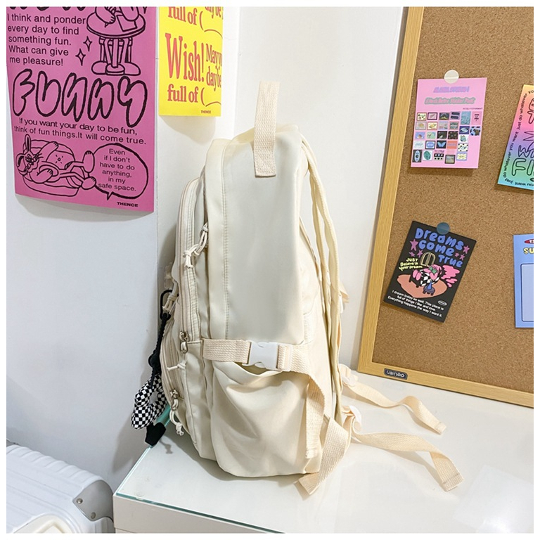 Balo đi học, Balo nữ chống nước nhiều ngăn, balo ulzzang balo sinh viên, học sinh phong cách hàn quốc BZ009