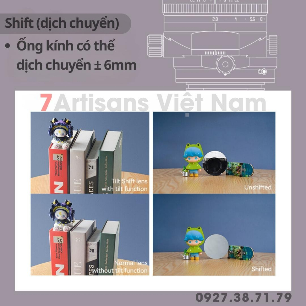Ống kính TTArtisan 100mm F2.8 Macro 2X kèm Tilt Shift : Sony E/FE, Fujifilm FX/GFX, Nikon Z/F, Canon R/EF, Leica L, M43