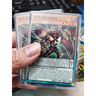 1 lá thẻ bài d/d gryphon - mp23-en011 - common 1st edition