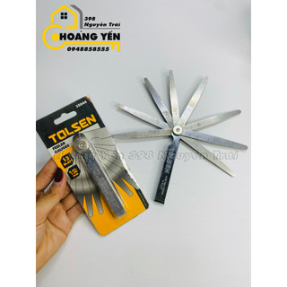 Bộ thước lá Tolsen 35044 loại 13 lá, Thước căn lá, thước lá đo khe hở