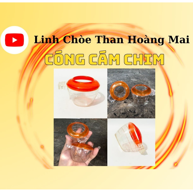 (CÓNG ĐỰNG THỨC ĂN CHO CHIM) LINH CHÒE THAN HOÀNG MAI