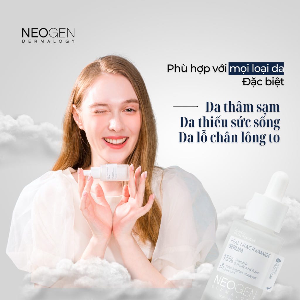 Serum Dưỡng Sáng Da Thu Nhỏ Lỗ Chân Lông Neogen Dermalogy Real Niacinamide Firming 10ml