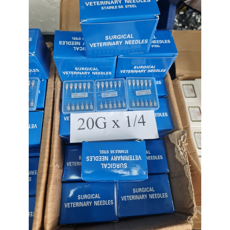 Vỉ 12 kim tiêm gia cầm dùng trong thú y