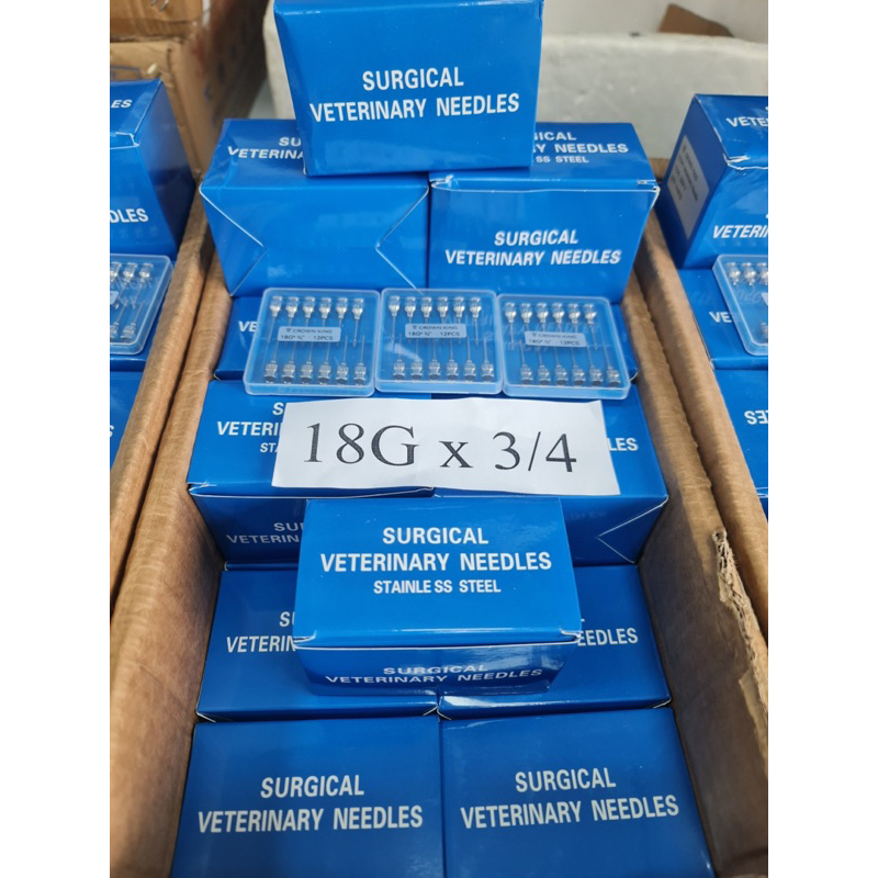 Vỉ 12 kim tiêm gia cầm dùng trong thú y
