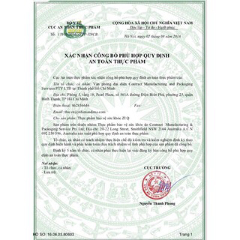 Ziq 10 Hộp 10 viên Tăng thụ thai cho cả nam và nữ EMBOTT22