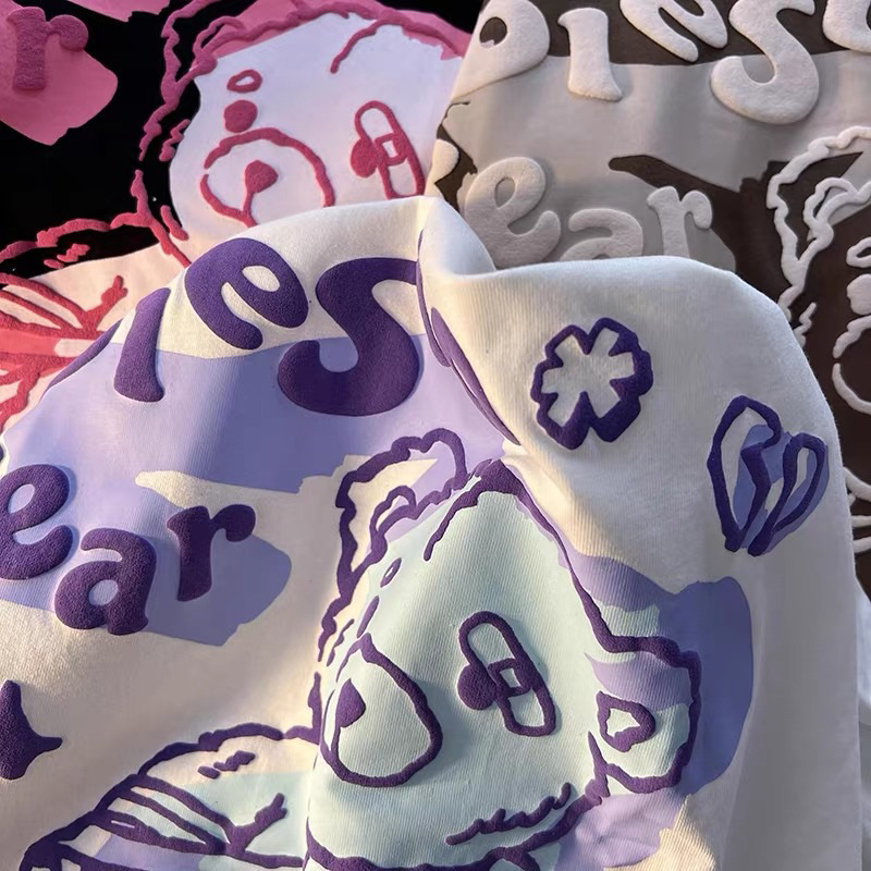 ÁO PHÔNG GẤU BEAR FORM RỘNG TAY LỠ PM11