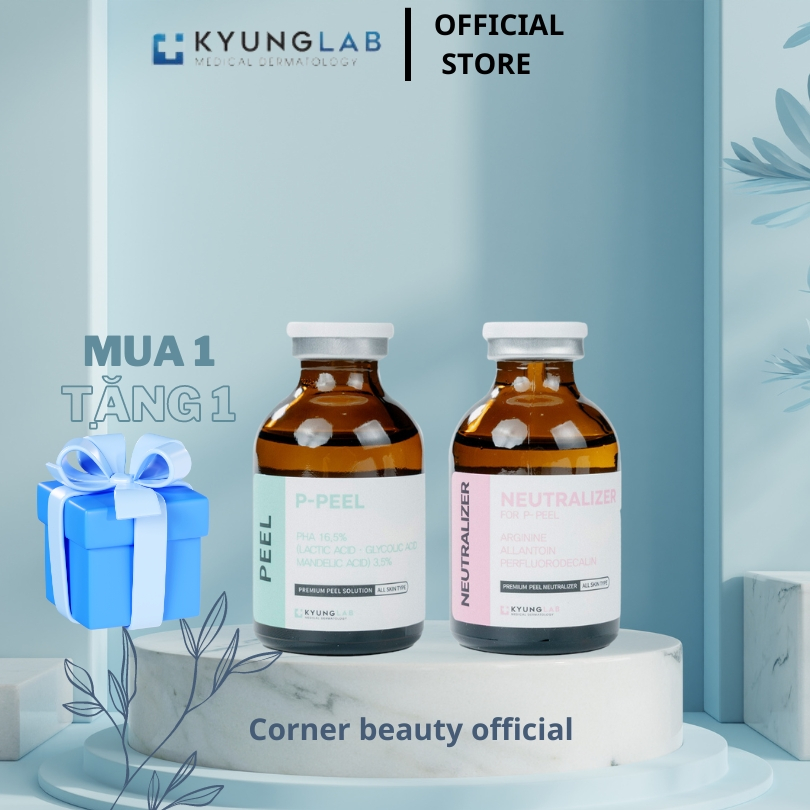 Peel da Kyunglab P Peel 30ml thay da mặt sinh học, trẻ hóa da, giảm thâm nám tàn nhang mụn ẩn nếp nhăn