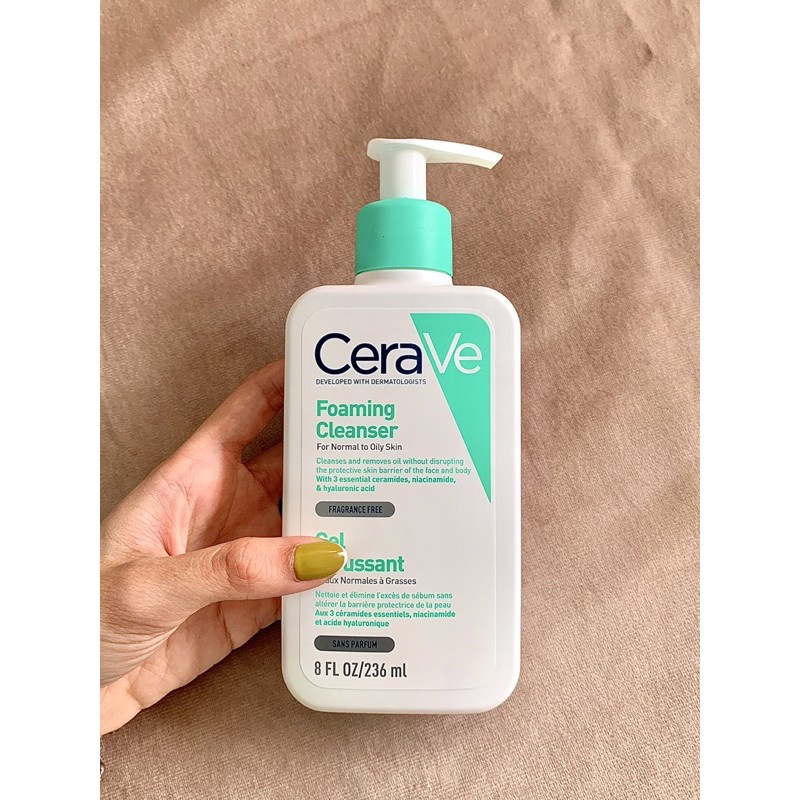 Sữa Rửa Mặt CeraVe SA Smoothing , Foaming Cleanser - Cho Da Dầu Mụn, Khô, Nhạy Cảm 236ml | BigBuy360 - bigbuy360.vn