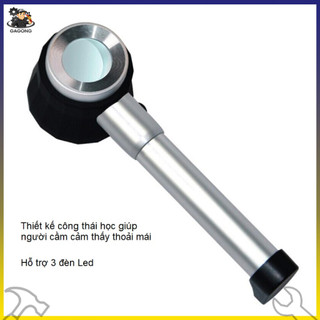 Kính lúp cầm tay có đèn phóng đại 10x hn-3