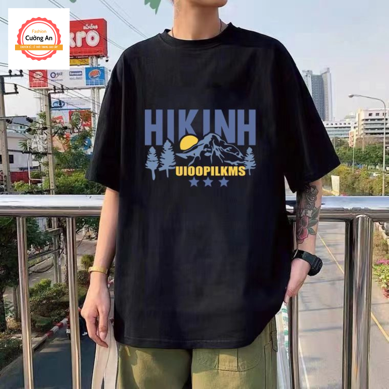 Áo thun nam, áo phông nam tay ngắn, tay lỡ cổ tròn chất cotton dày dặn thoáng mát  ATN050 - Cường An Fashion