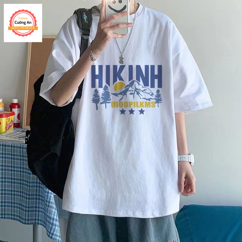 Áo thun nam, áo phông nam tay ngắn, tay lỡ cổ tròn chất cotton dày dặn thoáng mát  ATN050 - Cường An Fashion