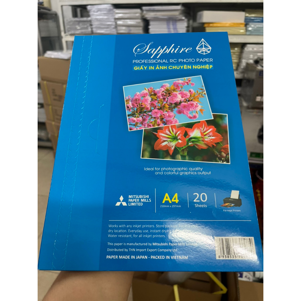 Giấy in Ảnh Sapphire RC Bóng Nhiều Kích Thước