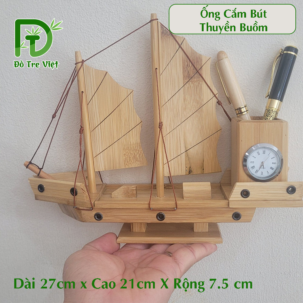 Ống cắn bút hình thuyền buồm