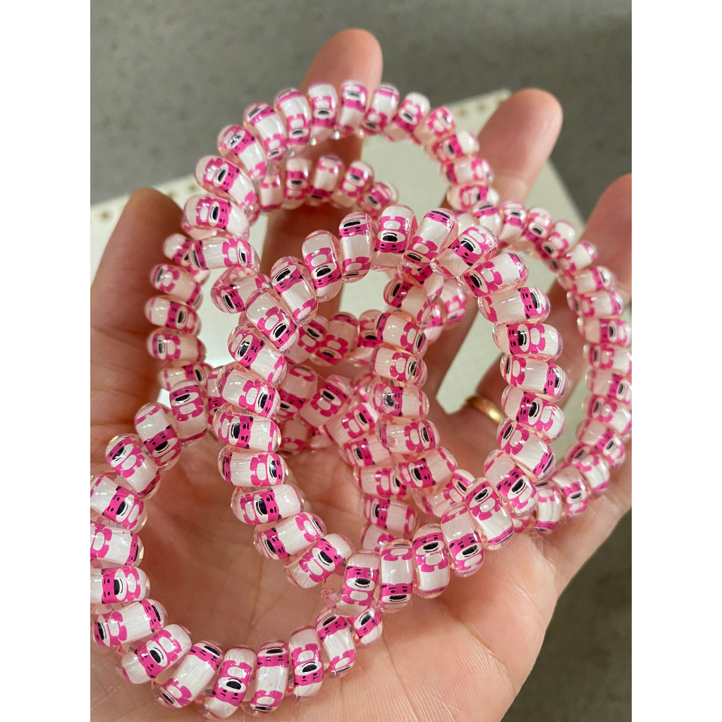 Chun buộc tóc lò xo gấu dâu hottrend