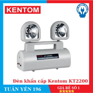 [CHÍNH HÃNG CAO CẤP] Đèn Sạc Chiếu Sáng Khẩn Cấp Kentom KT2200EL / KT402- Ánh Sáng Vàng