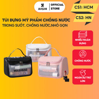 Túi đựng mỹ phẩm đồ trang điểm, trong suốt chống nước, túi đựng đồ trang điểm tiện lợi TDM02
