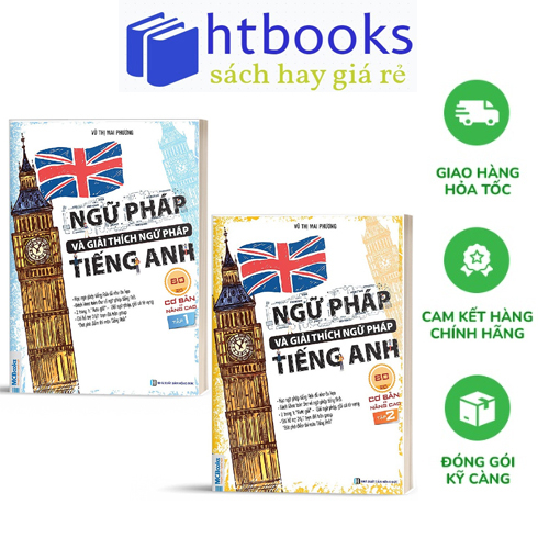 Sách Ngữ Pháp Và Giải Thích Ngữ Pháp Tiếng Anh Cơ Bản Và Nâng Cao (Combo/lẻ tùy chọn)